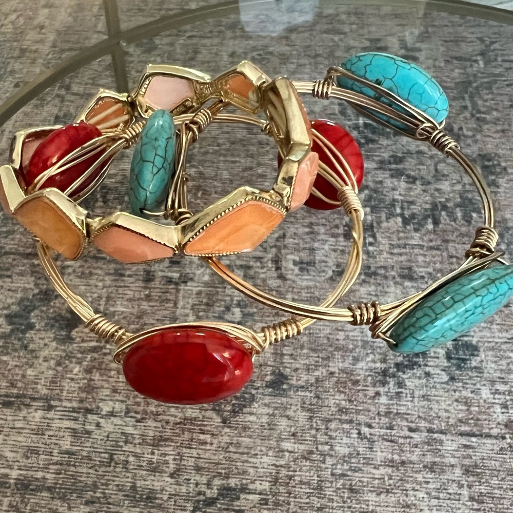 Lot of 3 boutique bracelets